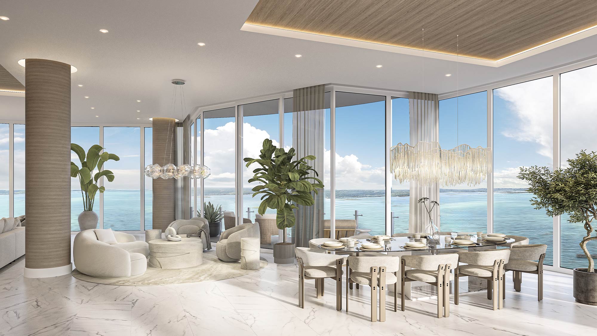 Beautiful view of Luxury Penthouse Rentals In Clearwater