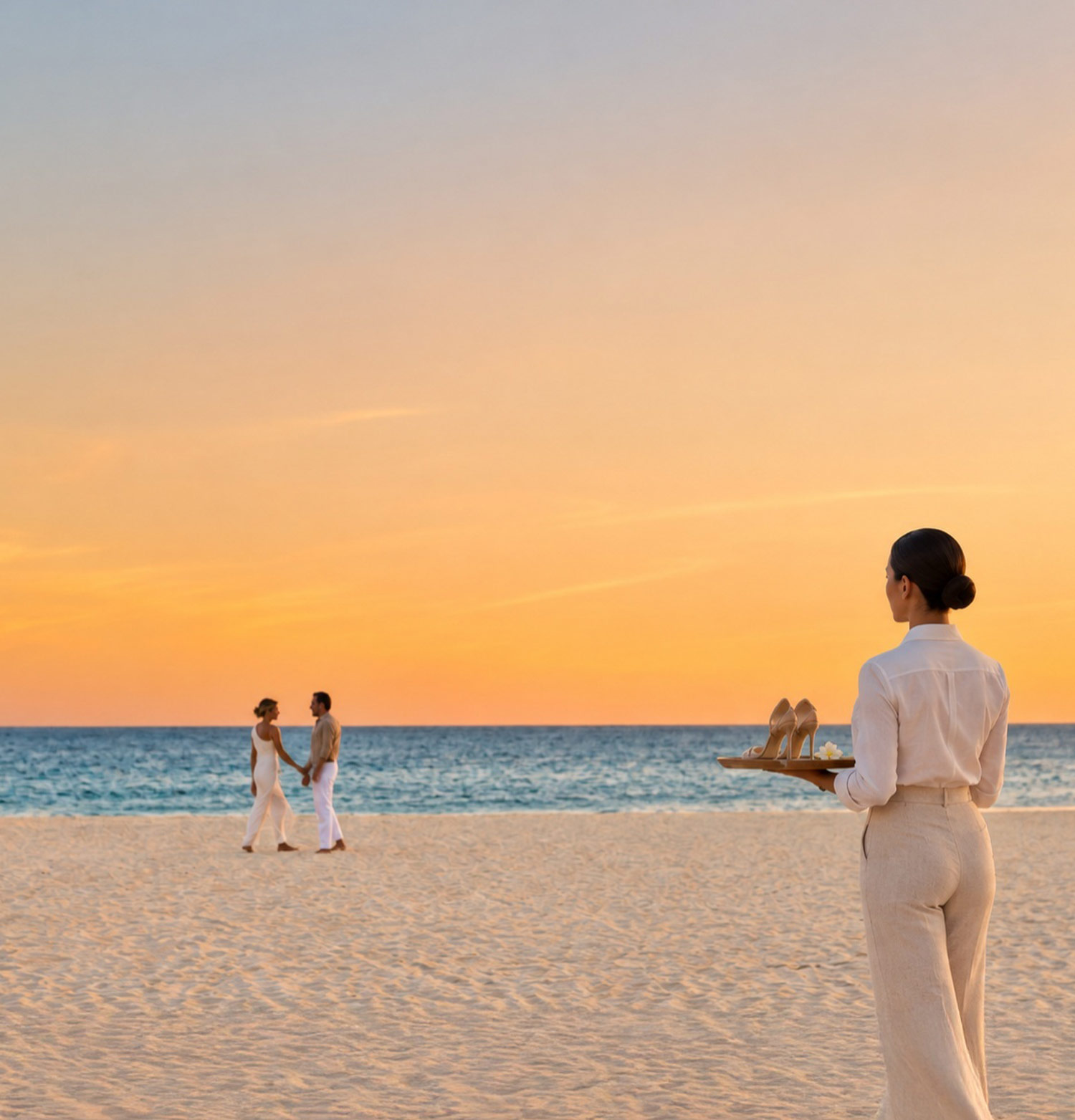 service-on-beach
